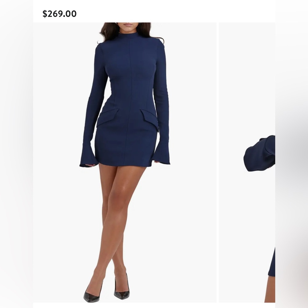 House of CB Elegant Navy Blue Women's Dress